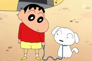 怎么画蜡笔小新的宠物狗