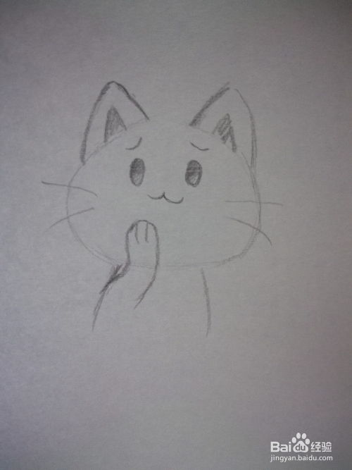 丙烯画宠物猫笔怎么画的
