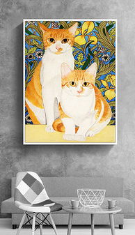 墙画怎么画宠物猫