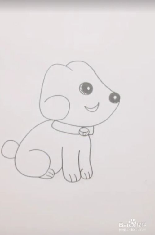 怎么用笔来画宠物狗的画