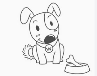 画一副宠物狗怎么画