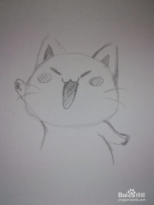 怎么用笔画宠物猫