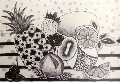 宠物猫怎么画线描画教程