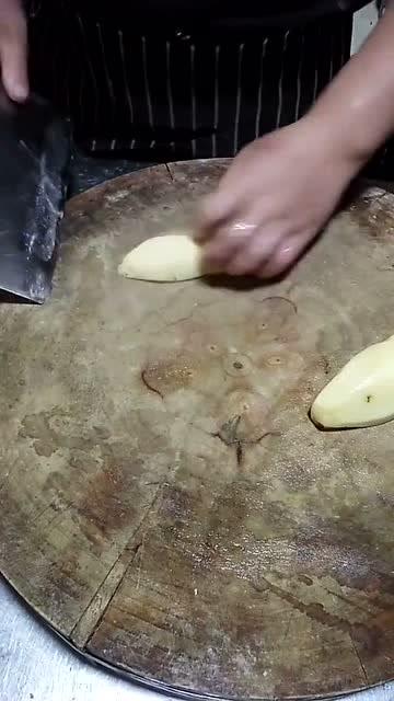 宠物狗切土豆片怎么切好看