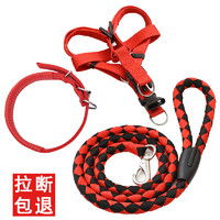小宠物狗绳牵引绳怎么套