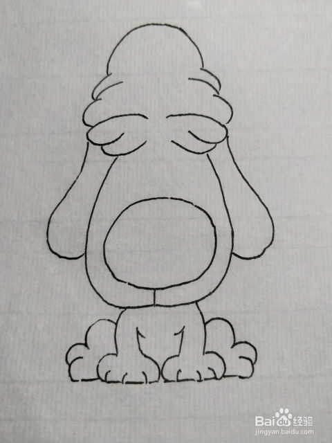 我想画小宠物狗怎么画的